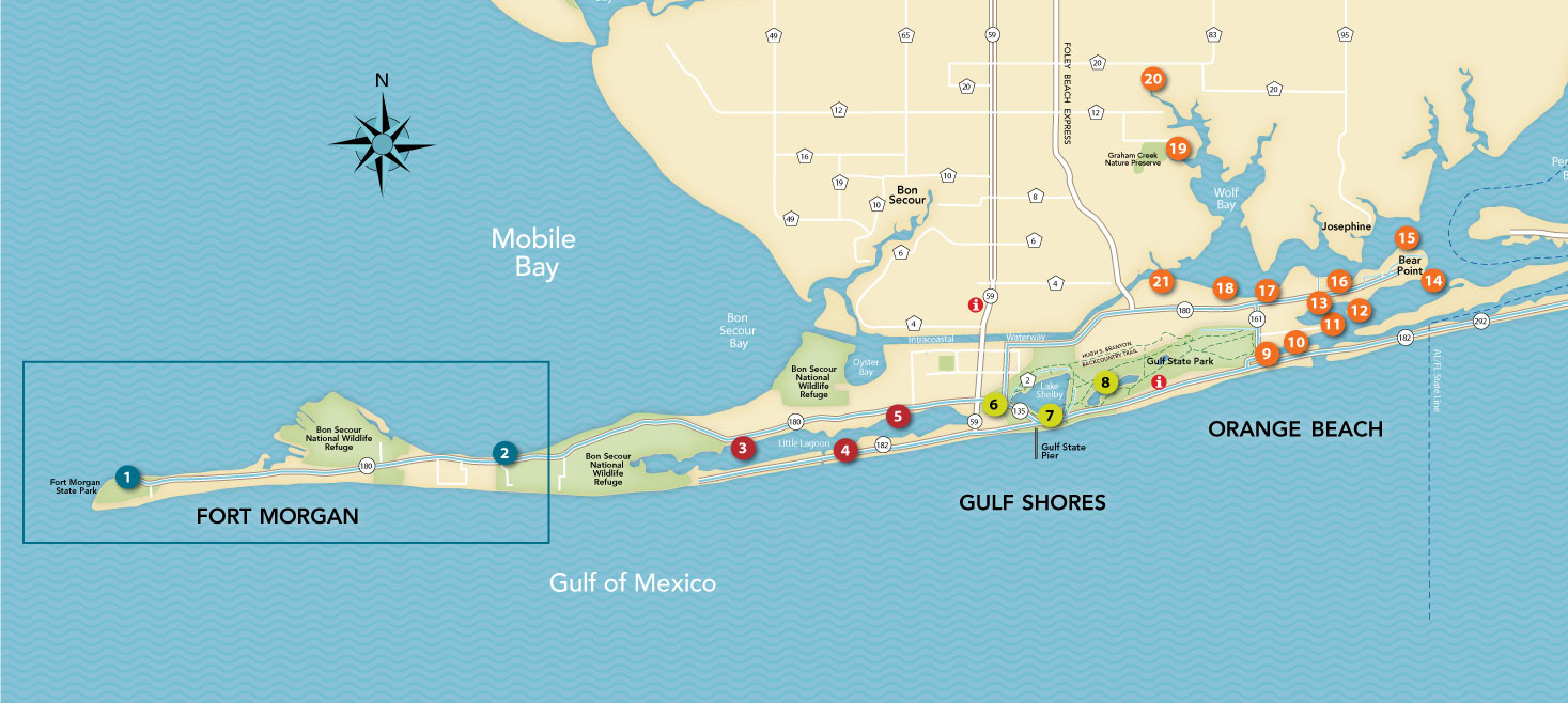 directions to fort morgan